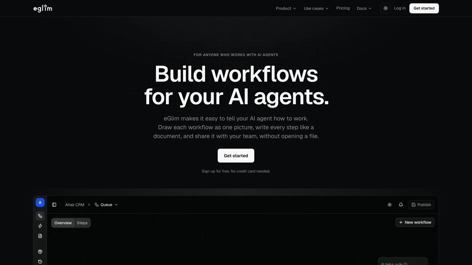 eGlim product screenshot